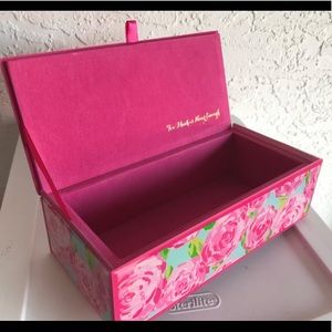 Brand New Lilly Pulitzer Glass Storage Jewelry Box